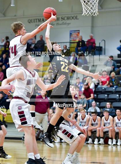 Thumbnail 2 in Quitman vs. White County Central (AAA 2A District Playoff) photogallery.