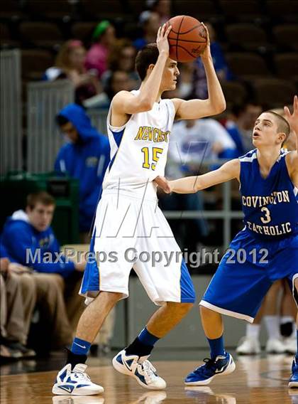 Thumbnail 3 in Covington Catholic vs. Newport Central Catholic (Regional Playoff) photogallery.