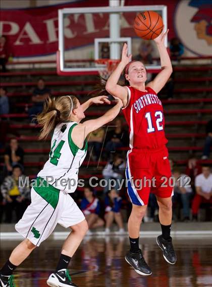 Thumbnail 1 in Southwestern vs. Triton Central (Shelby County Torunament) photogallery.