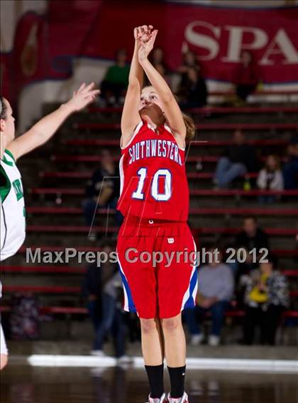 Thumbnail 3 in Southwestern vs. Triton Central (Shelby County Torunament) photogallery.