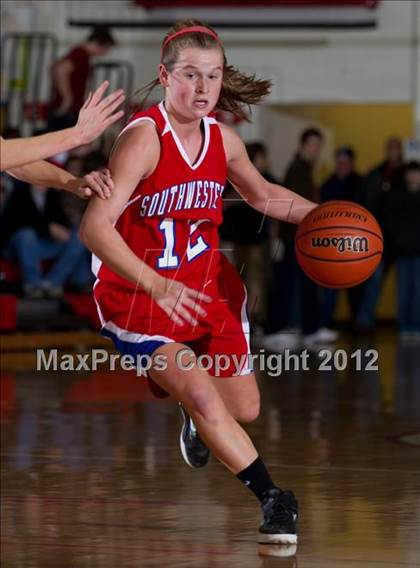 Thumbnail 1 in Southwestern vs. Triton Central (Shelby County Torunament) photogallery.