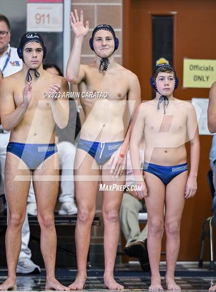 Thumbnail 3 in Boerne-Champion vs Dawson (UIL 6A Water Polo Semifinal) photogallery.
