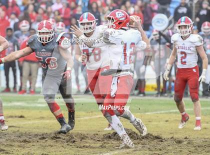 Thumbnail 3 in Charlotte Catholic vs. Jacksonville (NCHSAA 3A Championship) photogallery.