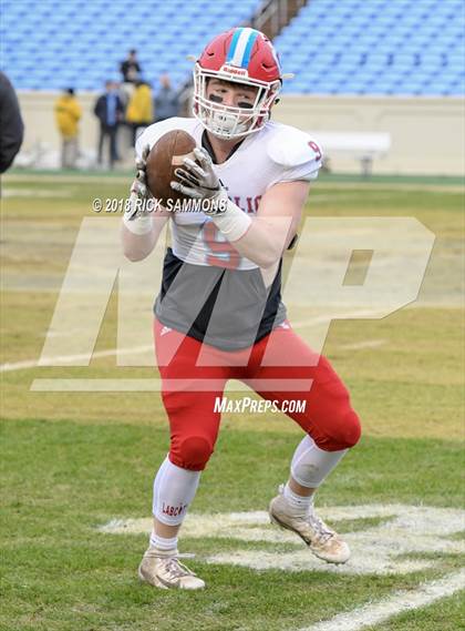 Thumbnail 1 in Charlotte Catholic vs. Jacksonville (NCHSAA 3A Championship) photogallery.