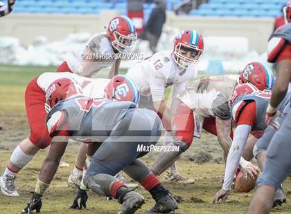 Thumbnail 1 in Charlotte Catholic vs. Jacksonville (NCHSAA 3A Championship) photogallery.
