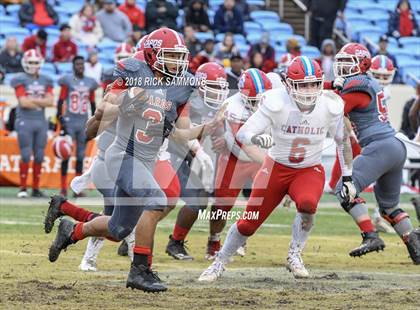 Thumbnail 1 in Charlotte Catholic vs. Jacksonville (NCHSAA 3A Championship) photogallery.