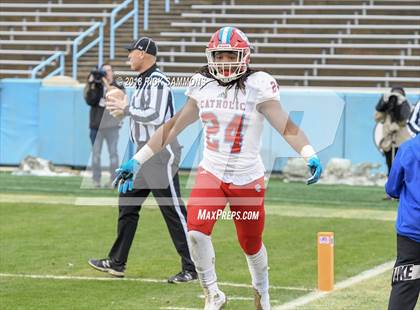 Thumbnail 1 in Charlotte Catholic vs. Jacksonville (NCHSAA 3A Championship) photogallery.