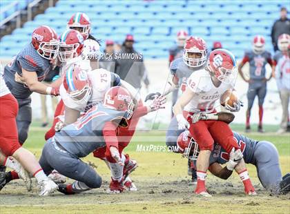 Thumbnail 1 in Charlotte Catholic vs. Jacksonville (NCHSAA 3A Championship) photogallery.
