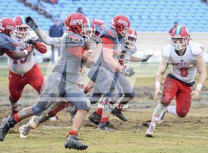 Thumbnail 1 in Charlotte Catholic vs. Jacksonville (NCHSAA 3A Championship) photogallery.