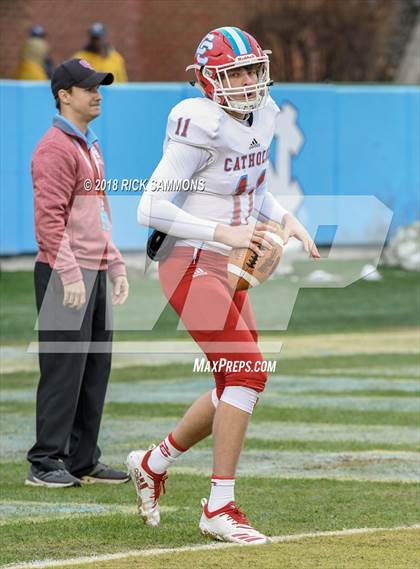 Thumbnail 1 in Charlotte Catholic vs. Jacksonville (NCHSAA 3A Championship) photogallery.