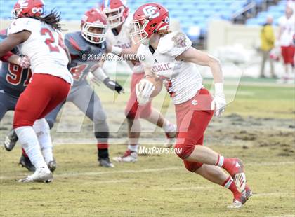 Thumbnail 2 in Charlotte Catholic vs. Jacksonville (NCHSAA 3A Championship) photogallery.