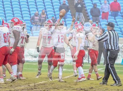 Thumbnail 3 in Charlotte Catholic vs. Jacksonville (NCHSAA 3A Championship) photogallery.