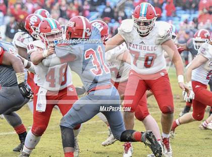 Thumbnail 3 in Charlotte Catholic vs. Jacksonville (NCHSAA 3A Championship) photogallery.