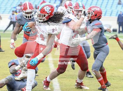 Thumbnail 1 in Charlotte Catholic vs. Jacksonville (NCHSAA 3A Championship) photogallery.