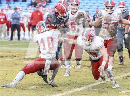 Thumbnail 3 in Charlotte Catholic vs. Jacksonville (NCHSAA 3A Championship) photogallery.