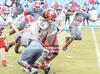 Thumbnail 2 in Charlotte Catholic vs. Jacksonville (NCHSAA 3A Championship) photogallery.
