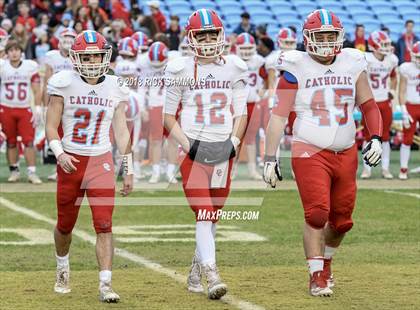 Thumbnail 2 in Charlotte Catholic vs. Jacksonville (NCHSAA 3A Championship) photogallery.