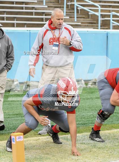 Thumbnail 1 in Charlotte Catholic vs. Jacksonville (NCHSAA 3A Championship) photogallery.