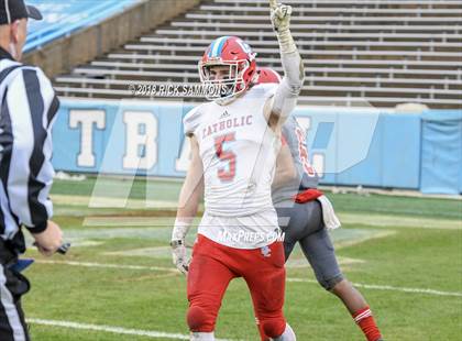 Thumbnail 1 in Charlotte Catholic vs. Jacksonville (NCHSAA 3A Championship) photogallery.