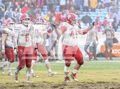 Thumbnail 1 in Charlotte Catholic vs. Jacksonville (NCHSAA 3A Championship) photogallery.