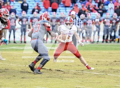 Thumbnail 1 in Charlotte Catholic vs. Jacksonville (NCHSAA 3A Championship) photogallery.