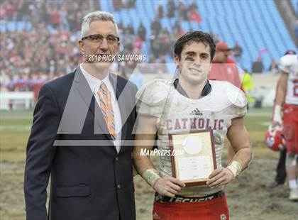 Thumbnail 1 in Charlotte Catholic vs. Jacksonville (NCHSAA 3A Championship) photogallery.