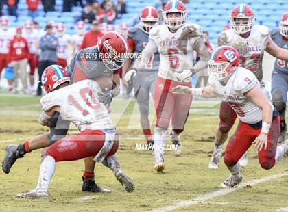 Thumbnail 2 in Charlotte Catholic vs. Jacksonville (NCHSAA 3A Championship) photogallery.