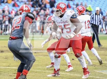 Thumbnail 3 in Charlotte Catholic vs. Jacksonville (NCHSAA 3A Championship) photogallery.