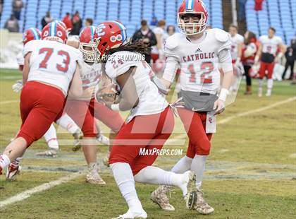 Thumbnail 1 in Charlotte Catholic vs. Jacksonville (NCHSAA 3A Championship) photogallery.