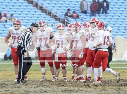 Thumbnail 2 in Charlotte Catholic vs. Jacksonville (NCHSAA 3A Championship) photogallery.
