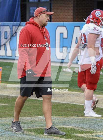 Thumbnail 3 in Charlotte Catholic vs. Jacksonville (NCHSAA 3A Championship) photogallery.