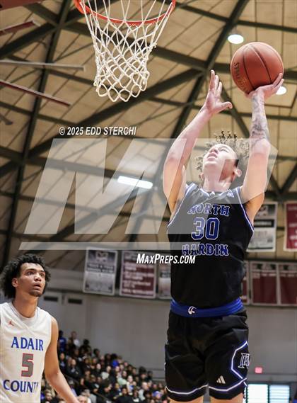 Thumbnail 3 in Adair County vs. North Hardin (KHSAA 5th Region Tournament) photogallery.
