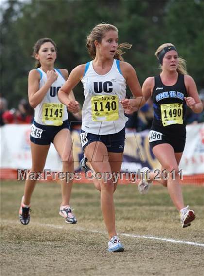 Thumbnail 2 in CIF State Cross Country Championships (D3 Girls) photogallery.