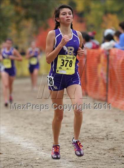Thumbnail 2 in CIF State Cross Country Championships (D3 Girls) photogallery.