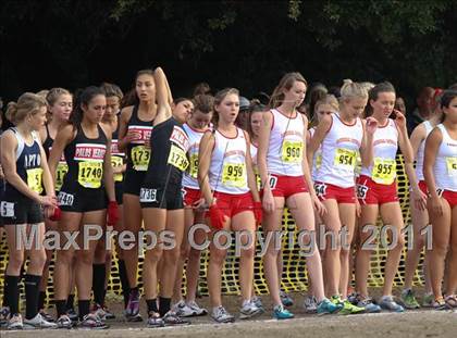 Thumbnail 2 in CIF State Cross Country Championships (D3 Girls) photogallery.