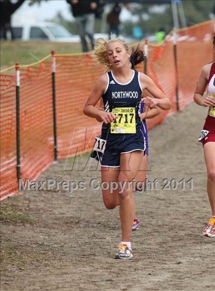 Thumbnail 1 in CIF State Cross Country Championships (D3 Girls) photogallery.