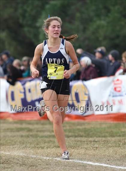 Thumbnail 1 in CIF State Cross Country Championships (D3 Girls) photogallery.