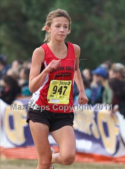 Thumbnail 2 in CIF State Cross Country Championships (D3 Girls) photogallery.