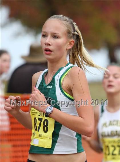 Thumbnail 2 in CIF State Cross Country Championships (D3 Girls) photogallery.