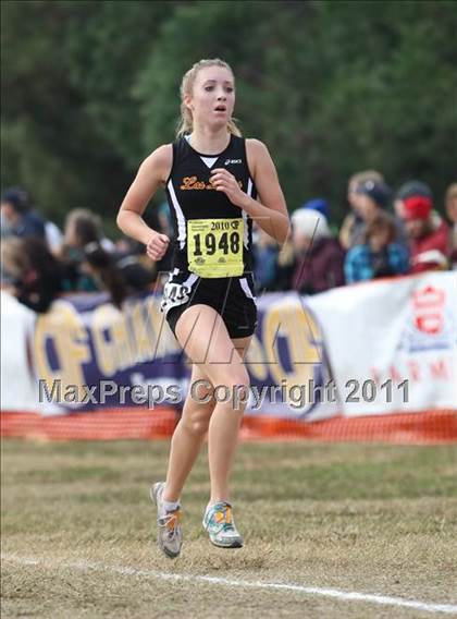 Thumbnail 3 in CIF State Cross Country Championships (D3 Girls) photogallery.