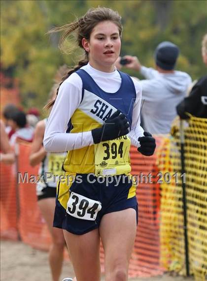 Thumbnail 1 in CIF State Cross Country Championships (D3 Girls) photogallery.