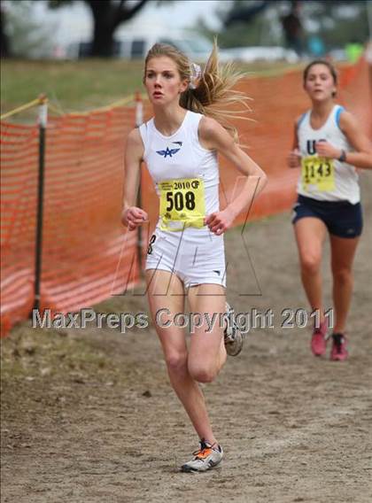 Thumbnail 2 in CIF State Cross Country Championships (D3 Girls) photogallery.