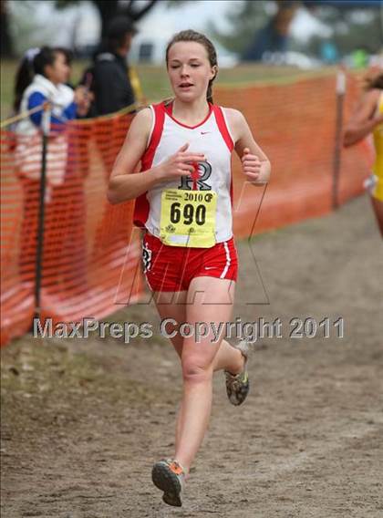 Thumbnail 2 in CIF State Cross Country Championships (D3 Girls) photogallery.