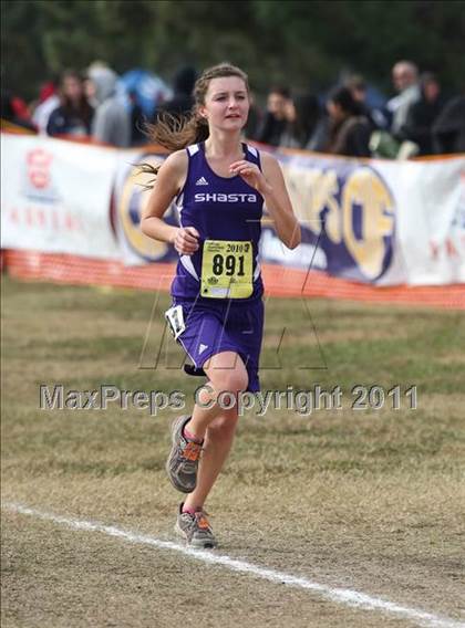 Thumbnail 1 in CIF State Cross Country Championships (D3 Girls) photogallery.