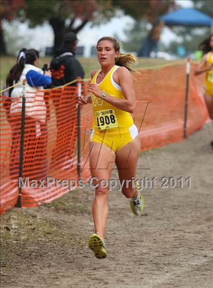 Thumbnail 3 in CIF State Cross Country Championships (D3 Girls) photogallery.