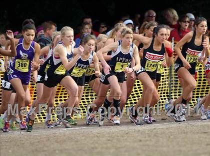 Thumbnail 2 in CIF State Cross Country Championships (D3 Girls) photogallery.