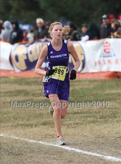 Thumbnail 2 in CIF State Cross Country Championships (D3 Girls) photogallery.