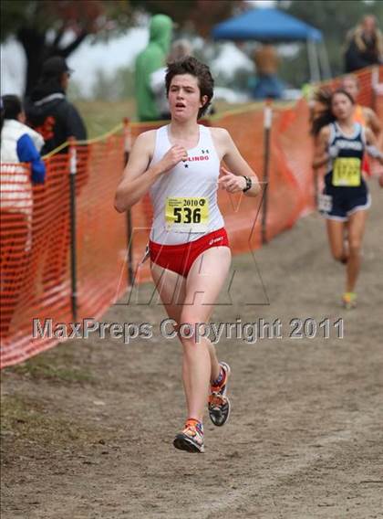 Thumbnail 1 in CIF State Cross Country Championships (D3 Girls) photogallery.