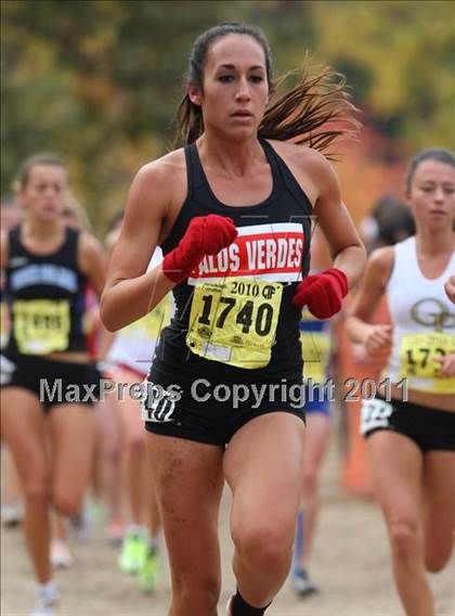 Thumbnail 2 in CIF State Cross Country Championships (D3 Girls) photogallery.