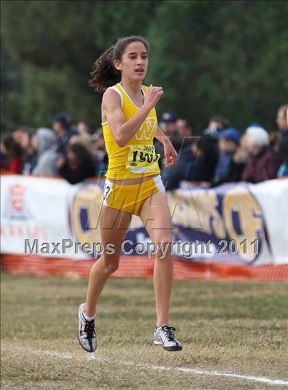 Thumbnail 1 in CIF State Cross Country Championships (D3 Girls) photogallery.